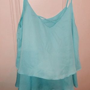 Light blue tank top